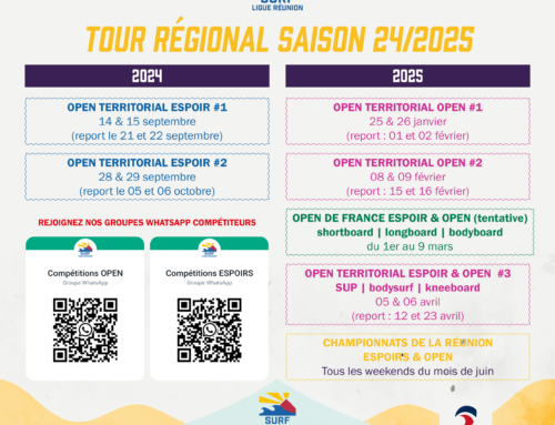 Calendrier sportif saison 2024/25